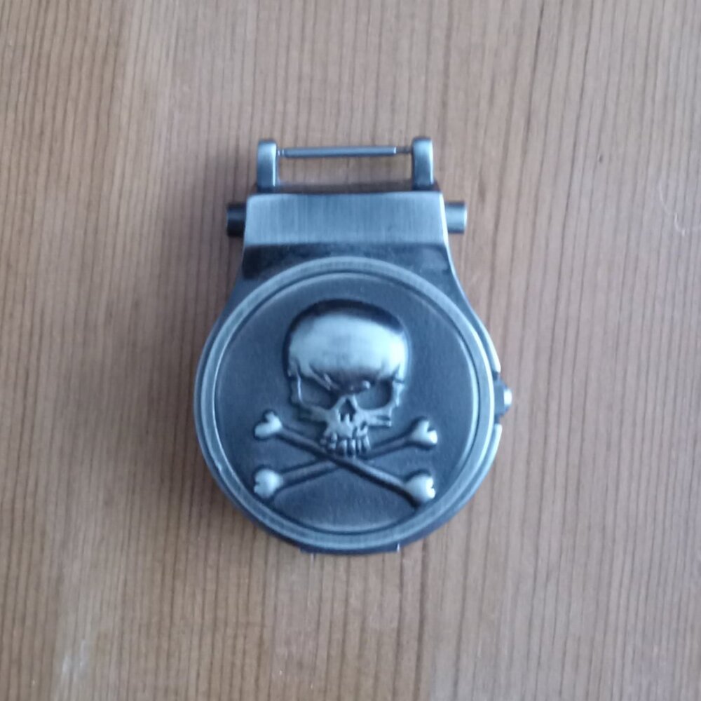 Nemesis brand flip top watch face pocket watch unsure if works needs battery